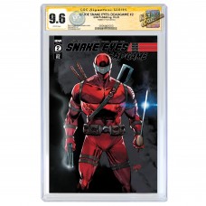 GI JOE SNAKE EYES: DEADGAME #2 ROB LIEFELD EXCLUSIVE COVER A VARIANT  CGC SS 9.6 SIGNED BY ROB LIEFELD