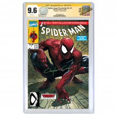 SPIDER-MAN #1 CLAYTON CRAIN FACSIMILE COVER A VARIANT CGC SIGNATURE SERIES 9.6 SIGNED BY CLAYTON CRAIN