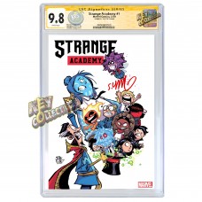 STRANGE ACADEMY #1 SKOTTIE YOUNG VARIANT  CGC SS 9.8 SIGNED BY SKOTTIE YOUNG