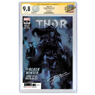 THOR #5 3RD PRINTING CGC SS 9.8 SIGNED BY DONNY CATES