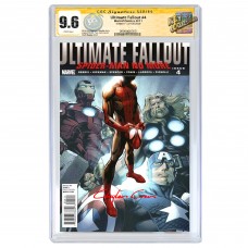 ULTIMATE FALLOUT #4 CGC SIGNATURE SERIES 9.6 SIGNED BY CLAYTON CRAIN