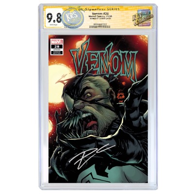VENOM #28 RYAN STEGMAN COVER B CGC SIGNATURE SERIES 9.8 SIGNED BY DONNY CATES